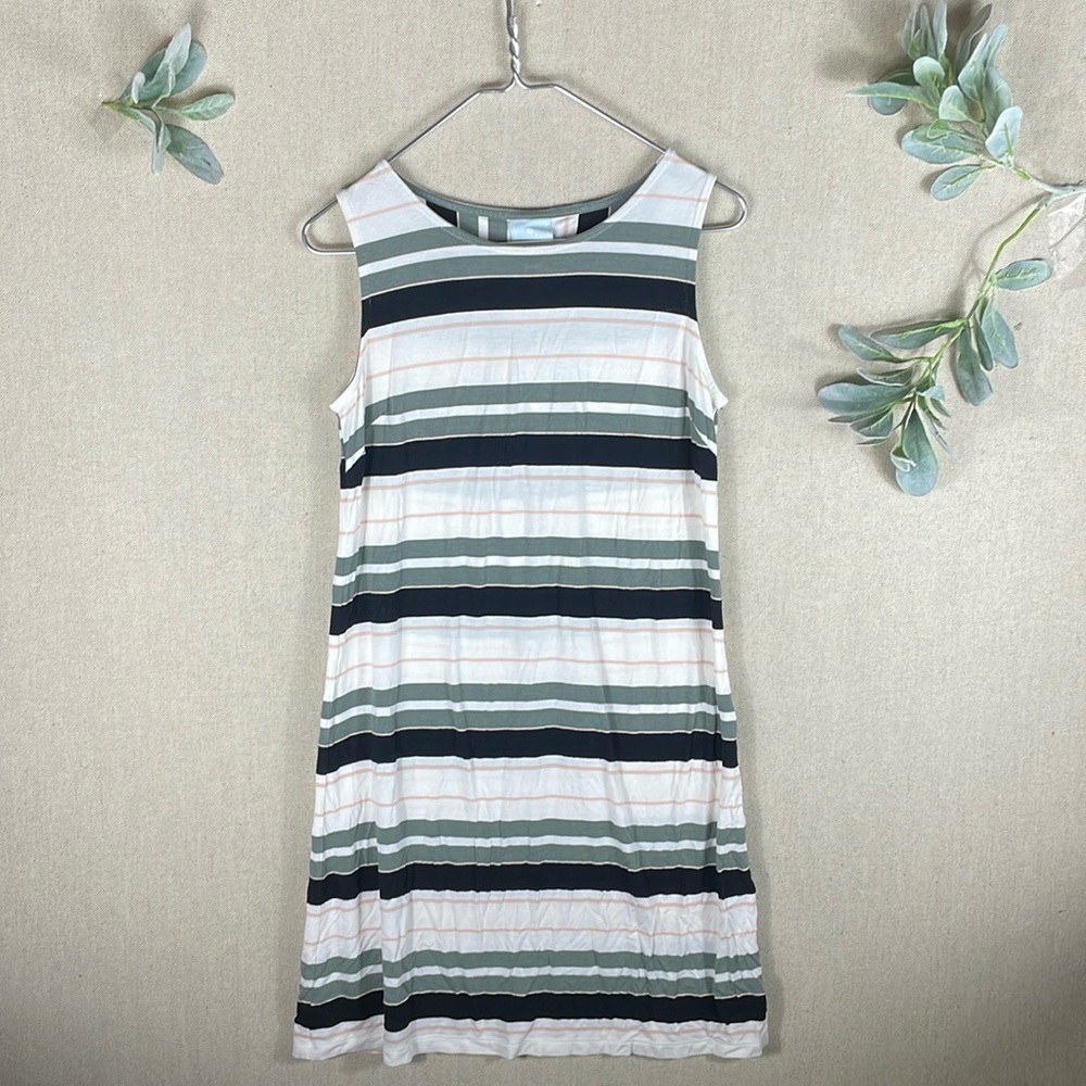 Sunday > Striped Sleeveless Dress Small